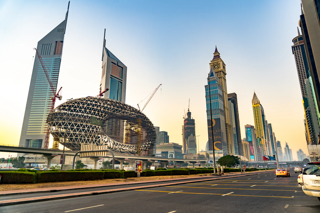 Arranha-céus do centro do Dubai